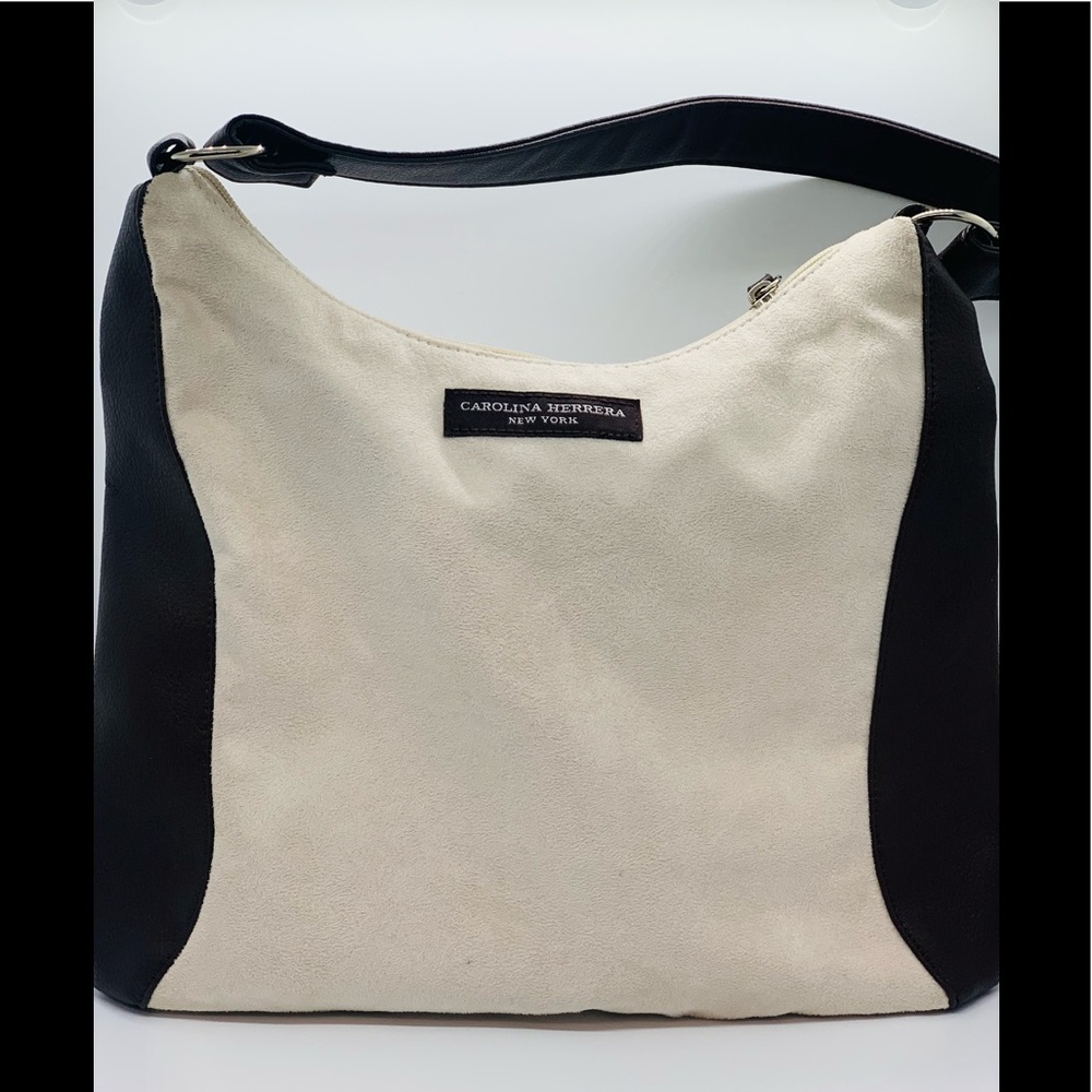 Auth Carolina Herrera New York Tote Bag